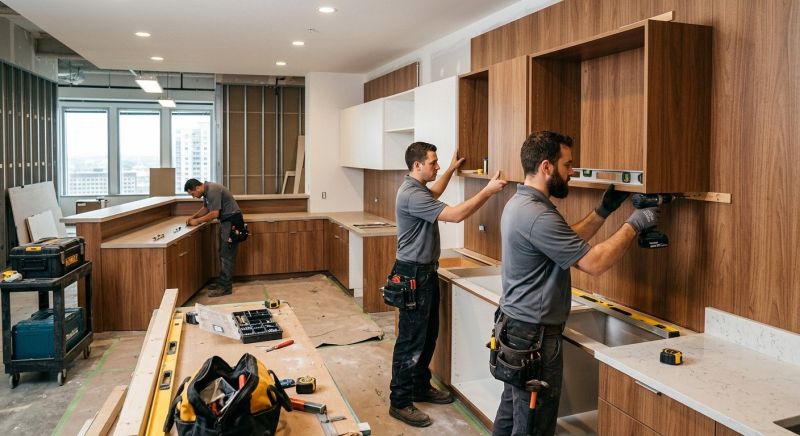 Rustic Cabinets Installation in Bloomington, IN